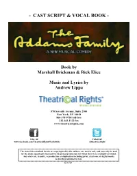 Cast Script & Vocal Book