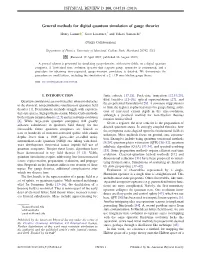 General Methods for Digital Quantum Simulation of Gauge Theories