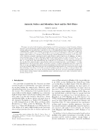Antarctic Surface and Subsurface Snow and Ice Melt Fluxes