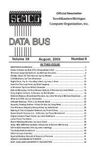 DATA BUS Deadline (7Th Day After Meeting)
