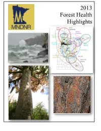 2013 Forest Health Highlights