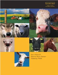 Do-It-Yourself Electric Fence System Planning Guide 030152 ZAR Fenceguide C-11.Qxd 1/9/03 4:15 PM Page C