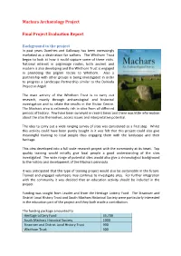 Machars Archaeology Project Final Project Evaluation Report