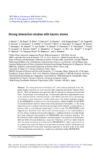 Strong Interaction Studies with Kaonic Atoms