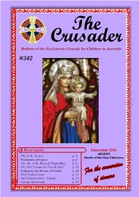 The Crusader Bulletin of the Eucharistic Crusade for Children in Australia #342
