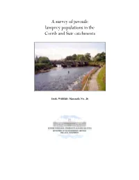 A Survey of Juvenile Lamprey Populations in the Corrib and Suir Catchments