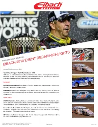Eibach 2014 Event Recap/Highlights