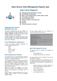 Opsi Linux Support