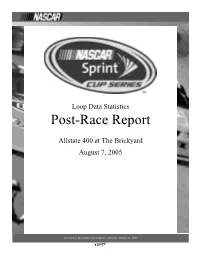 Post-Race Report