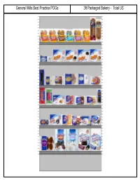 3Ft Packaged Bakery - Total US General Mills Best Practice Pogs 3Ft Packaged Bakery - Total US Shelf Schematic Report