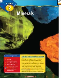 Chapter 2: Minerals
