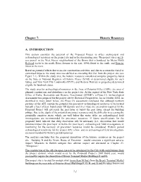 Chapter 7: Historic Resources A. INTRODUCTION