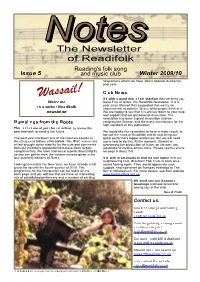 The Newsletter of Readifolk