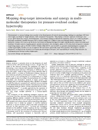 Mapping Drug-Target Interactions and Synergy in Multi-Molecular