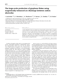 The Large-Scale Production of Graphene Flakes Using Magnetically
