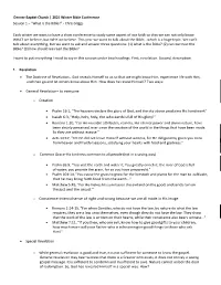 2021 Winter Conference Notes