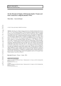 On the Dynamical Origins of Retrograde Jupiter Trojans and Their Connection to High-Inclination Tnos