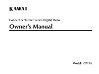 Owner's Manual