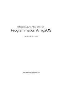 Programmation Amigaos