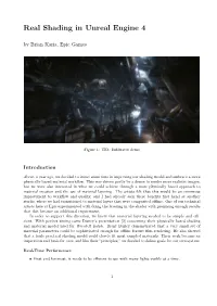Real Shading in Unreal Engine 4 by Brian Karis, Epic Games