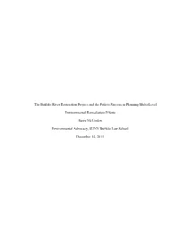The Buffalo River Restoration Project and the Path to Success in Planning Multi-Level