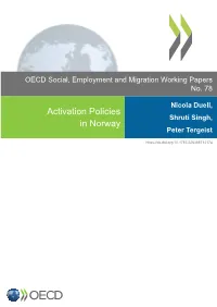 Activation Policies in Norway