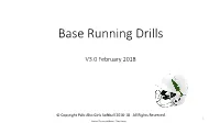Base Running Drills