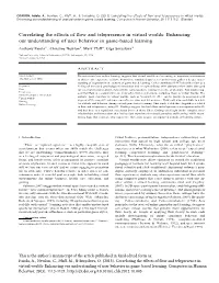 Correlating the Effects of Flow and Telepresence in Virtual Worlds: Enhancing Our Understanding of User Behavior in Game-Based Learning