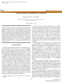 Efficient Theoretic and Practical Algorithms for Linear Matroid