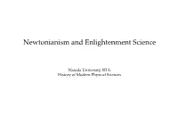 Enlightenment Science