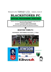 Official Programme 2020/2021