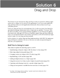 Solution 6: Drag and Drop 169
