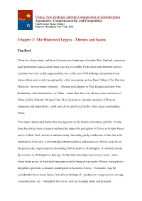The Historical Legacy –Themes and Issues
