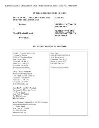V - ALTERNATIVE and FRANK LAROSE, Et Al