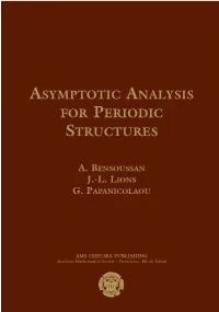 Asymptotic Analysis for Periodic Structures