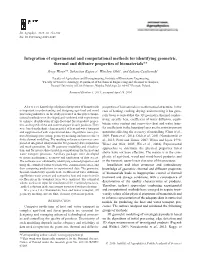 Integration of Experimental and Computational Methods For