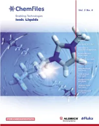 Ionic Liquids