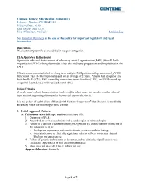 Opsumit) Reference Number: CP.PHAR.194 Effective Date: 03.16 Last Review Date: 02.21 Line of Business: Medicaid Revision Log