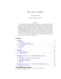 The Confproc Package∗