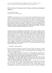 Islamic Domes of Crossed-Arches: Origin, Geometry and Structural Behavior