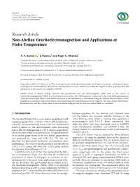 Non-Abelian Gravitoelectromagnetism and Applications at Finite Temperature
