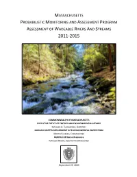 Probabilistic Assessment of Wadeable Rivers and Streams