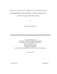 Use of Gis for Analysis of Community Health Worker Patient