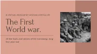 AYESHA CONTEH, 8S the First World War