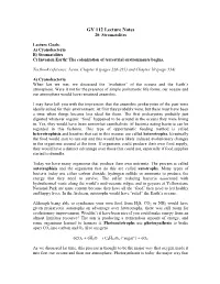 GY 112 Lecture Note Series