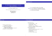 An Introduction to Rely/Guarantee Reasoning About Concurrency