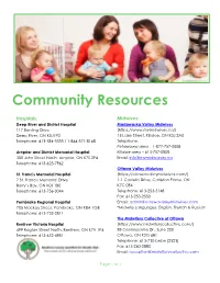 Community Resources