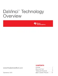 Davinci Technology Overview Brochure