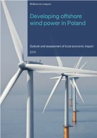 Developing Offshore Wind Power in Poland