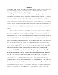 Mapping Resistance to Stem Rust, Stripe Rust, and Powdery Mildew, and Genotype Screening of Breeding Germplasm for Disease Resistance